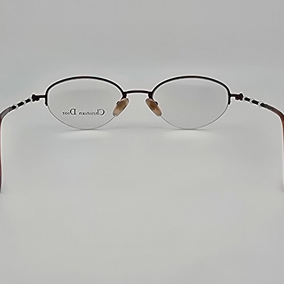 Christian Dior CD3527/J 15V Brown Pearl Semi-Rimless Eyeglasses Frame Austria - Picture 4 of 13